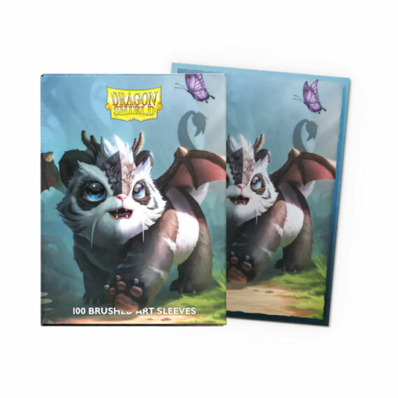 DRAGON SHIELD - 100 TEXTURED BACK PANDRAGON ART SLEEVES
