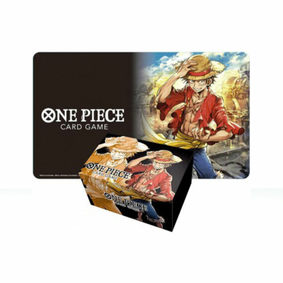 OPTCG - PLAYMAT AND STORAGE BOX SET: MONKEY. D. LUFFY