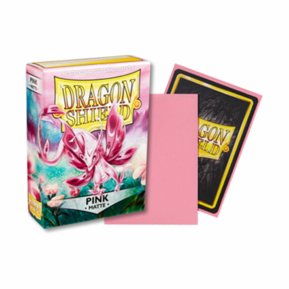 DRAGON SHIELD - 60 PINK MATTE SLEEVES