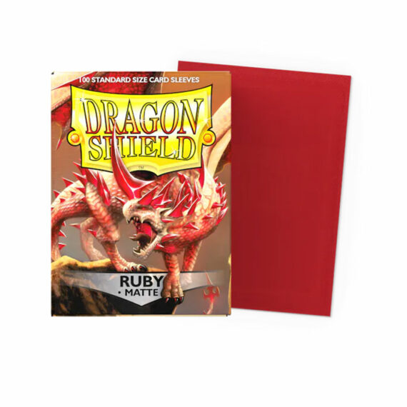 DRAGON SHIELD - 100 RUBY MATTE SLEEVES