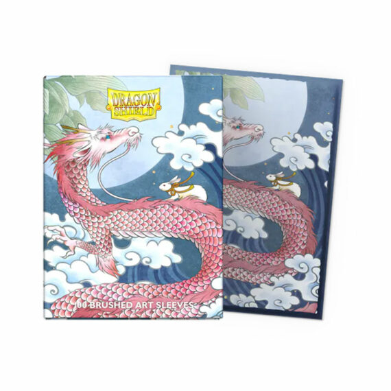 DRAGON SHIELD - 100 TEXTURED BACK WATER RABBIT ART SLEEVES