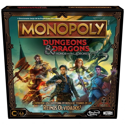Hasbro - Monopoly - Dungeons & Dragons L'Onore dei Ladri