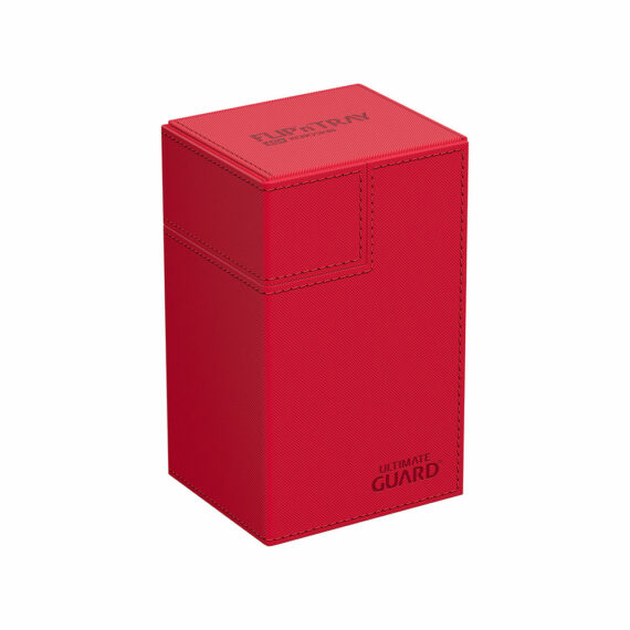 ULTIMATE GUARD - FLIP 'N TRAY 80+ XENOSKIN DECK BOX: Red