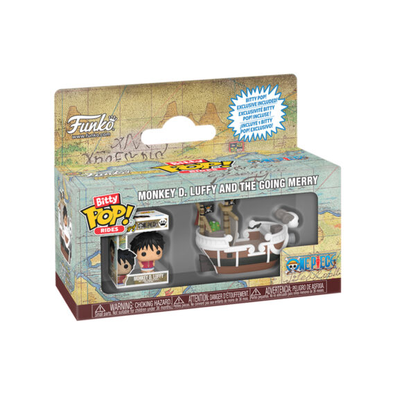 FUNKO BITTY POP - RIDE ONE PIECE - GOING MERRY WITH LUFFY