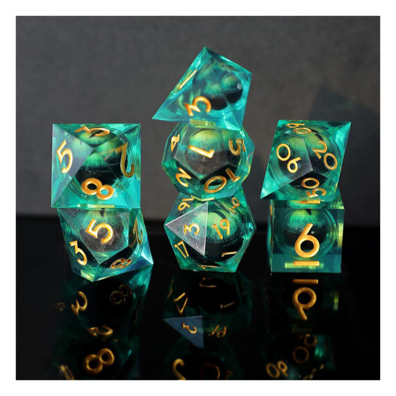 SET DADI D&D - DRAGON EYE - 7PCS