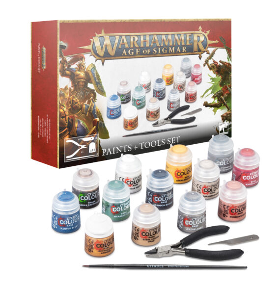 START HERE: AGE OF SIGMAR PAINTS+TOOLS