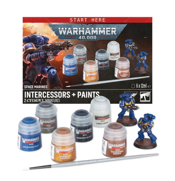 START HERE: SPACE MARINES + PAINTS